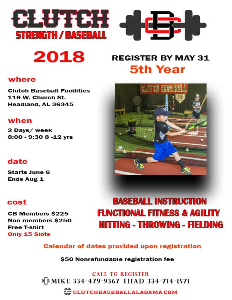 Camps Clinics Pricing Clutch Baseball