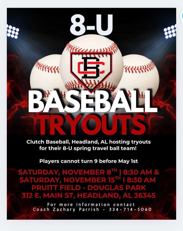 clutch baseball 8u tryouts Svg%3E