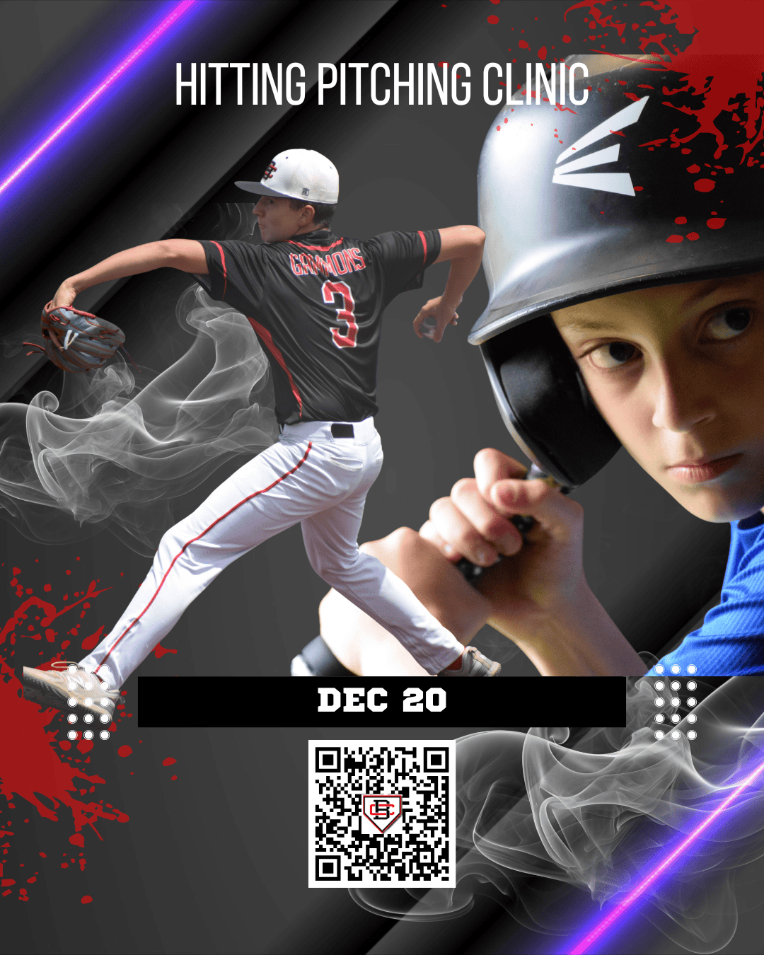 hitting pitching clinic clutch baseball headland DEC 20 hitting pitching clinic