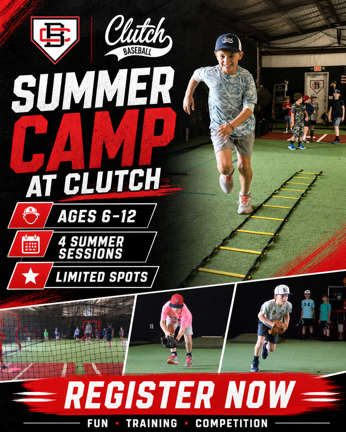 clutch baseball camp 2026 Svg%3E